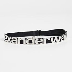 Alexander Wang Logo Belt